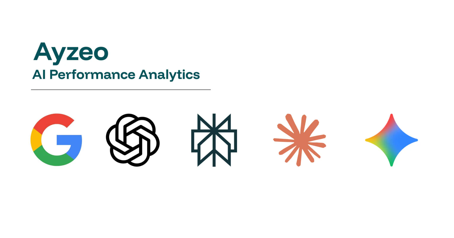 Per-model AI visibility analytics dashboard showing ChatGPT, Google AI Overview, Claude, Perplexity, Gemini and DeepSeek performance breakdown
