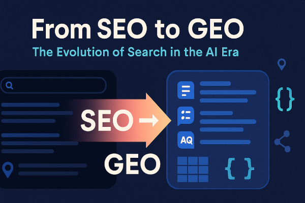From SEO to GEO: The Evolution of Search in the AI Era
